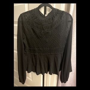 Free People Knit Blouse
